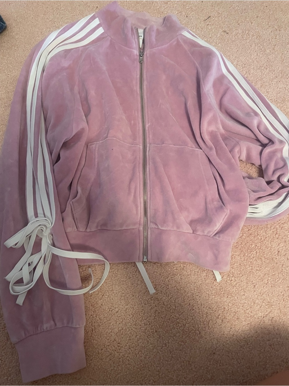 Soft Pink Zip-Up Jacket - BOUGHT IN JAPAN
